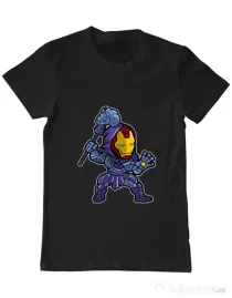Tricou ADLER barbat Iron Skeletor Negru