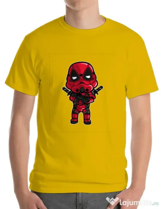 Tricou ADLER barbat Deadtrooper Galben