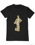 Tricou ADLER barbat Street C3PO Negru