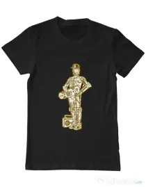Tricou ADLER barbat Street C3PO Negru