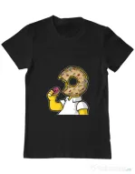 Tricou ADLER barbat I Like Donut Negru