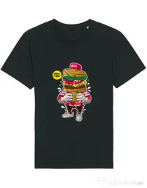 Tricou STANLEY STELLA barbat I Love Burger Negru