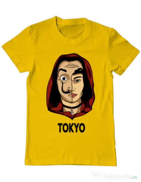 Tricou ADLER barbat Tokyo Galben