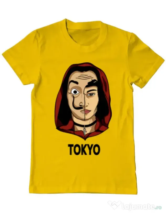 Tricou ADLER barbat Tokyo Galben