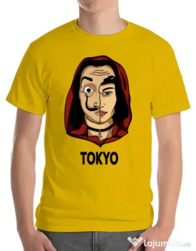 Tricou ADLER barbat Tokyo Galben