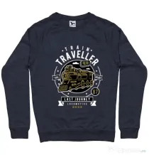 Bluza ADLER barbat Train Traveller Denim inchis