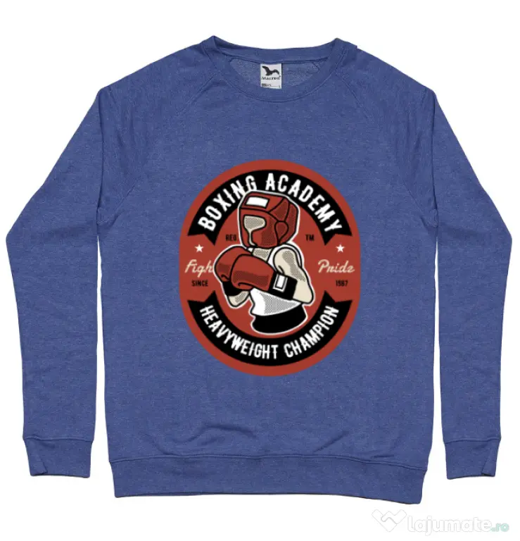 Bluza ADLER barbat Boxing Academy Albastru melanj