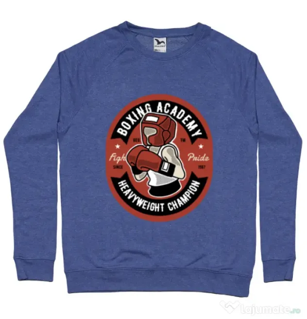Bluza ADLER barbat Boxing Academy Albastru melanj