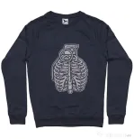 Bluza ADLER barbat Grenade Ribcage Denim inchis