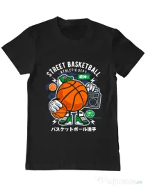 Tricou ADLER barbat Street Basketball Negru
