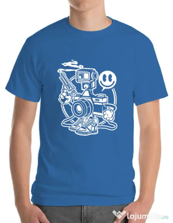 Tricou ADLER barbat Shooter Albastru azuriu