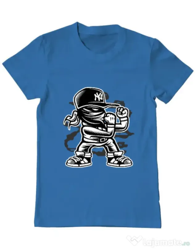Tricou ADLER barbat Fighter Albastru azuriu