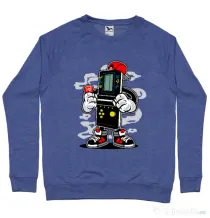 Bluza ADLER barbat Brick Gamers Albastru melanj
