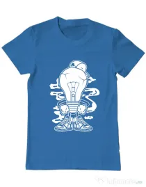 Tricou ADLER barbat Light Boy Albastru azuriu