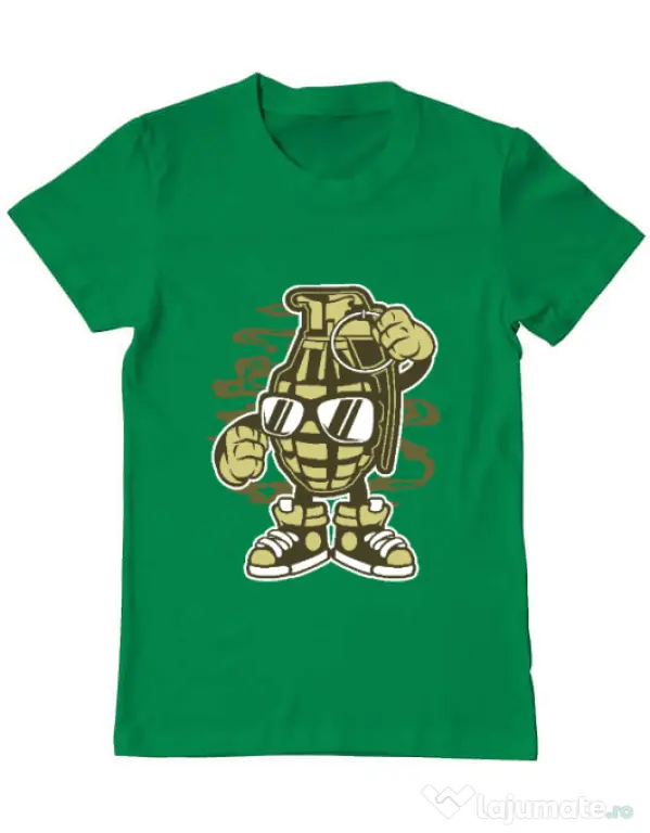 Tricou ADLER barbat Grenade Verde mediu
