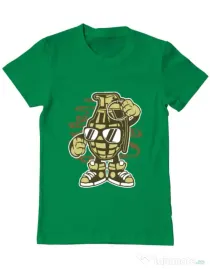 Tricou ADLER barbat Grenade Verde mediu