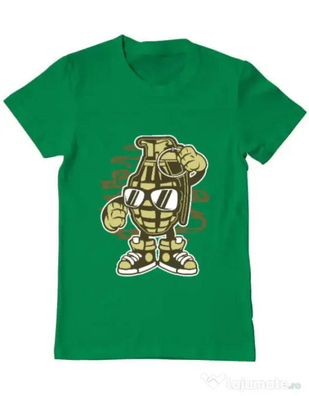 Tricou ADLER barbat Grenade Verde mediu