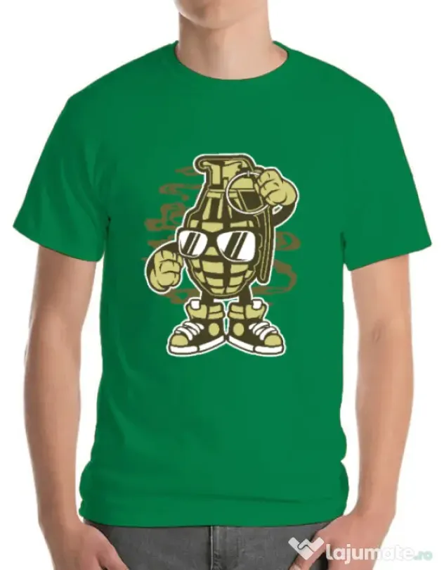 Tricou ADLER barbat Grenade Verde mediu