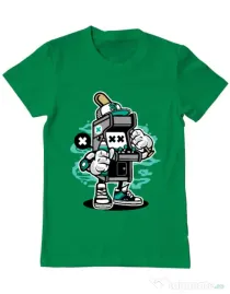 Tricou ADLER barbat Game On 2 Verde mediu