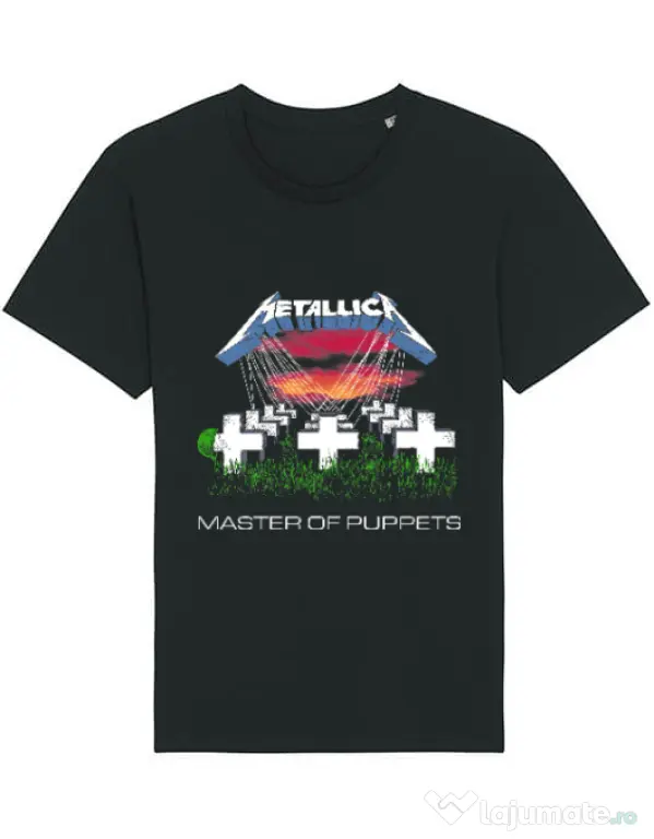 Tricou STANLEY STELLA barbat Master of puppets Negru