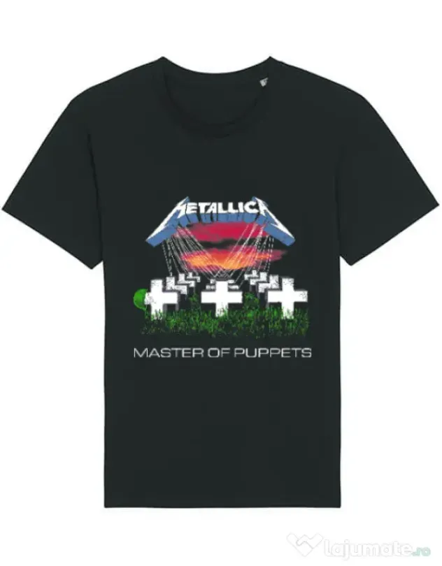 Tricou STANLEY STELLA barbat Master of puppets Negru