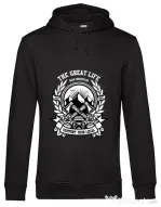 Hoodie barbat cu gluga Axe Negru