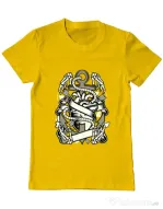 Tricou ADLER barbat Heart and Anchor Galben