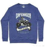 Bluza ADLER barbat Speed of Caferacer Albastru melanj
