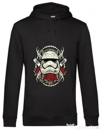 Hoodie barbat cu gluga Sugar Skull Trooper Negru