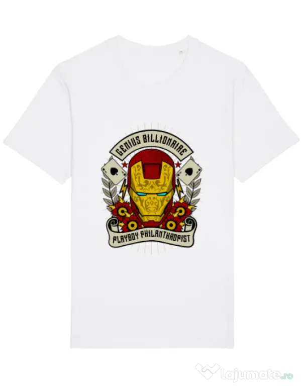 Tricou STANLEY STELLA barbat Genius Billionaire Alb