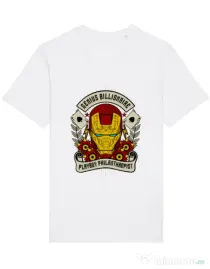 Tricou STANLEY STELLA barbat Genius Billionaire Alb