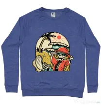 Bluza ADLER barbat Have a Break Albastru melanj