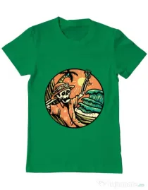 Tricou ADLER barbat Have a Nice Day Verde mediu