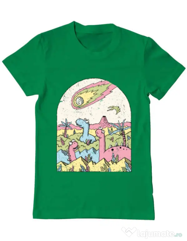 Tricou ADLER barbat Asteroid Verde mediu
