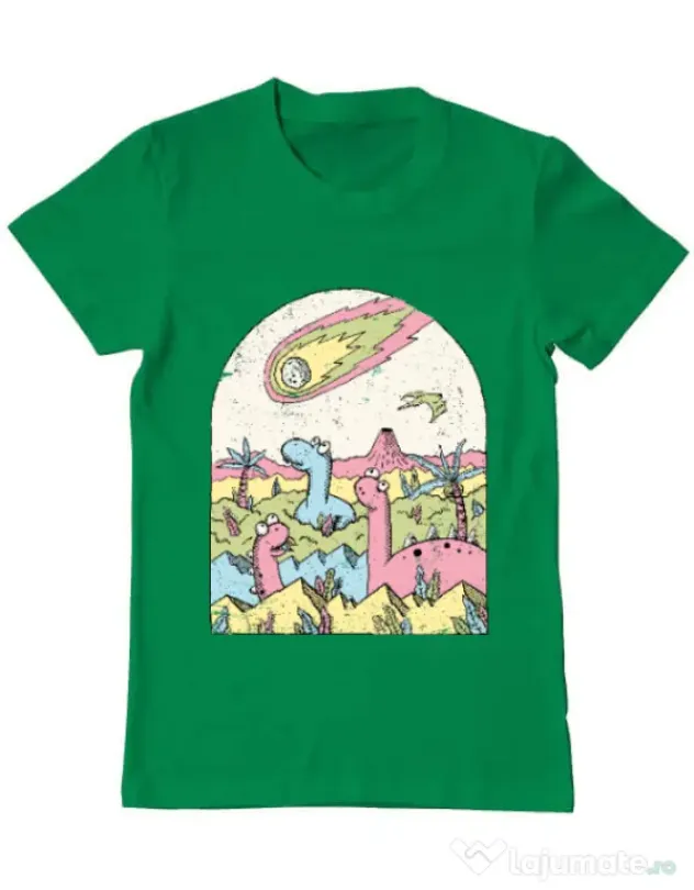 Tricou ADLER barbat Asteroid Verde mediu