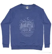 Bluza ADLER barbat The Great Outdoors Albastru melanj 