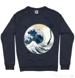 Bluza ADLER barbat The Great Wave off Sound Denim inchis