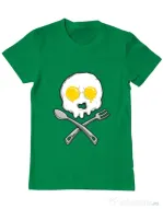 Tricou ADLER barbat Eggskull Verde mediu