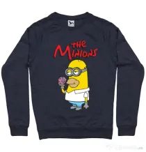 Bluza ADLER barbat The Minions Denim inchis