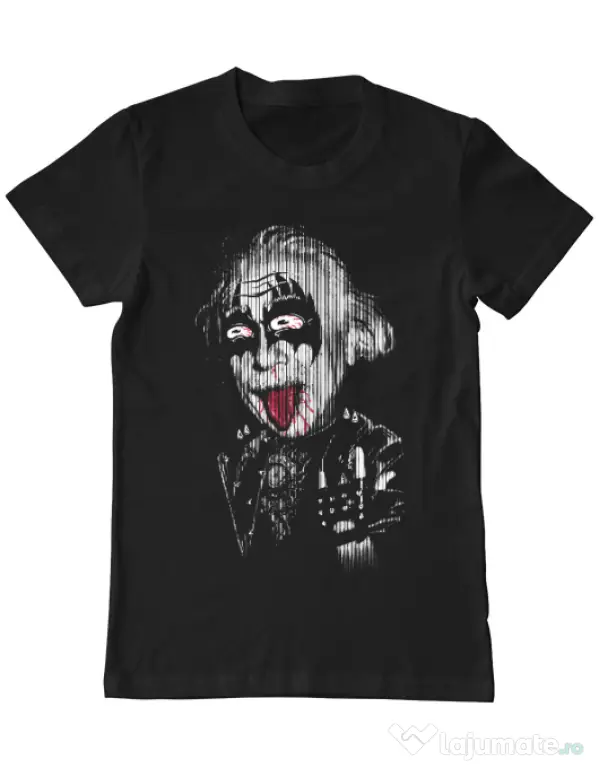 Tricou ADLER barbat Albert Rockeinstein Negru