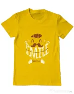 Tricou ADLER barbat Keep smile everyday Galben