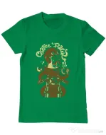 Tricou ADLER barbat Coffee Racer Verde mediu