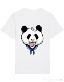 Tricou STANLEY STELLA barbat Panda Sailor Alb