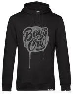 Hoodie barbat cu gluga Boys Dont Cry Negru