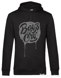 Hoodie barbat cu gluga Boys Dont Cry Negru