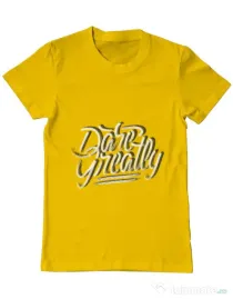 Tricou ADLER barbat Dare Greatly Galben