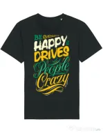 Tricou STANLEY STELLA barbat Be happy Negru