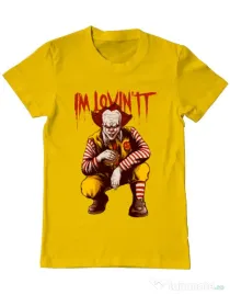 Tricou ADLER barbat I'm Lovin IT Galben