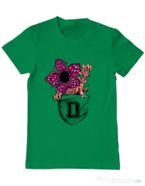Tricou ADLER barbat Free hugs Verde mediu