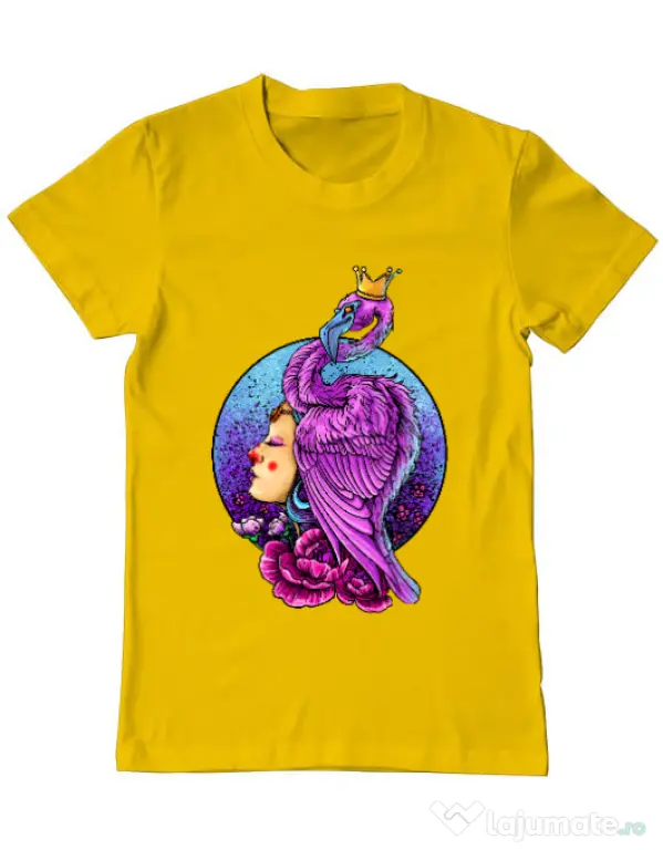 Tricou ADLER barbat Queen Galben